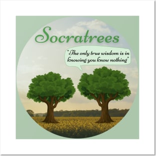 Socratrees - Funny Philosophy Pun Posters and Art